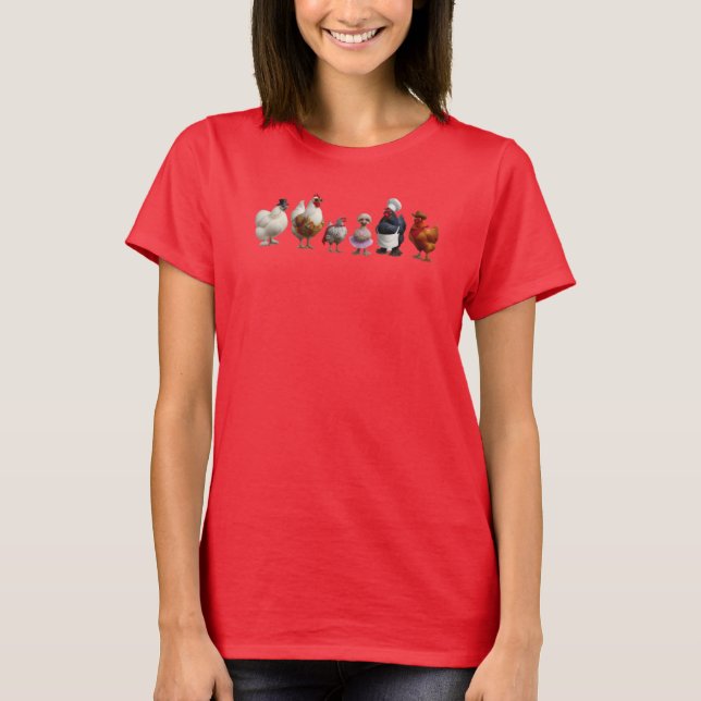 Wacky Chickens T Shirt (Framsida)
