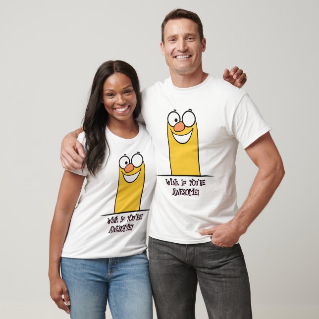 Wacky Gult Tecknade figurer T Shirt (Unisex)