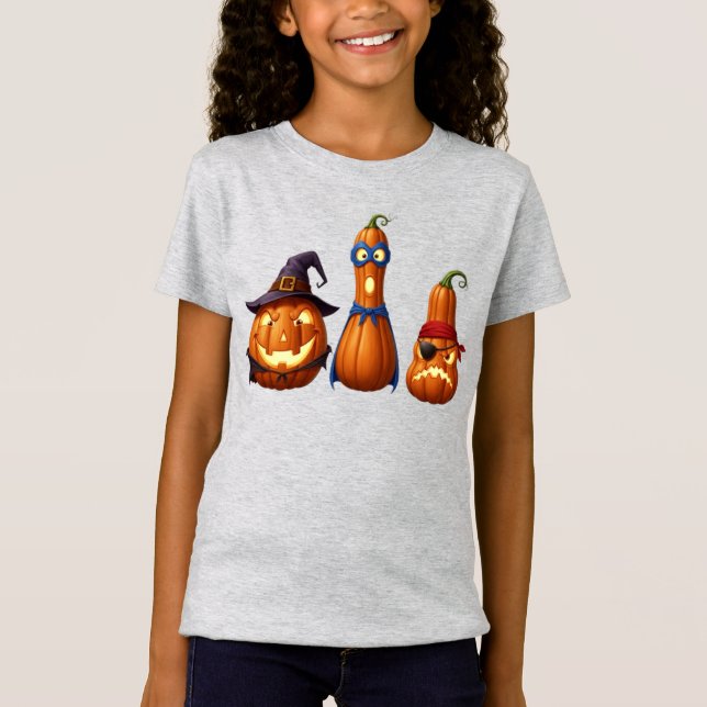 Wacky Pumpkins 1 T Shirt (Framsida)