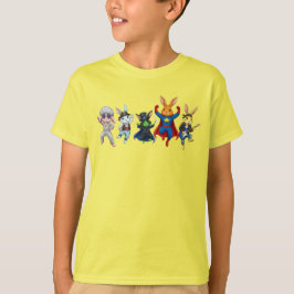 Wacky Rabbits Tecknad Bling T Shirt