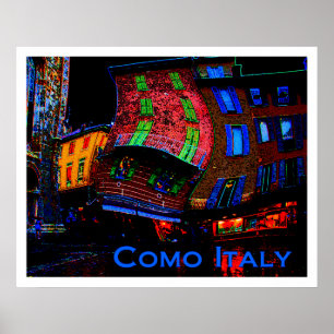 Wacky Resor affischer - Como Italien