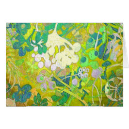 Wacky Retro Blommigt 2 Hälsningskort