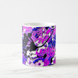 Wacky Retro-Blommigt Kaffemugg