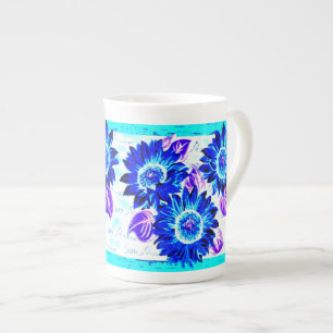 Wacky Sunblommor Benporslin Mugg
