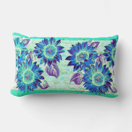 Wacky Sunblommor Lumbarkudde