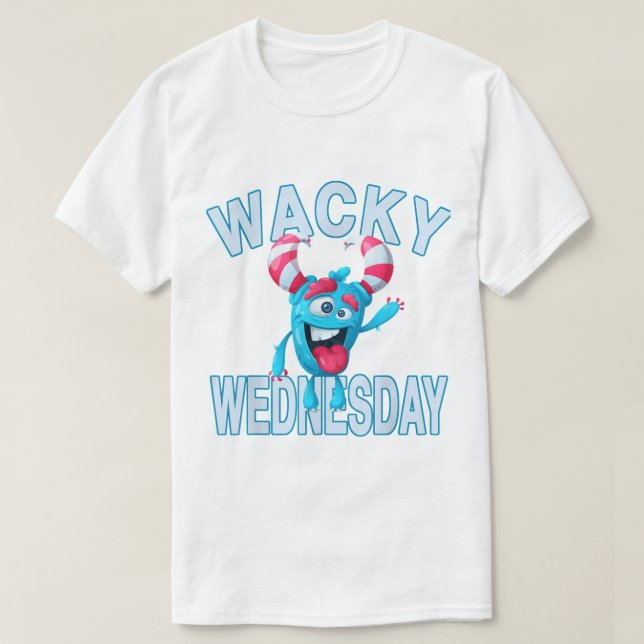 WACKY WEDNESDAY Kläder för matchningsdag T Shirt (Design framsida)
