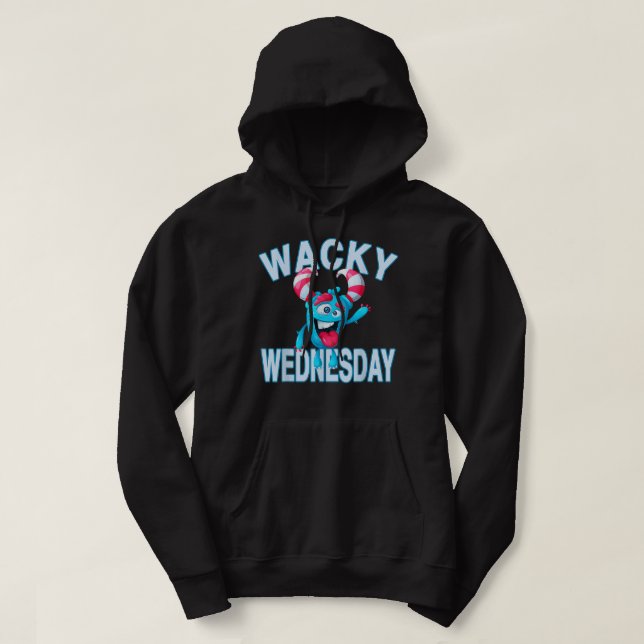 WACKY WEDNESDAY Shirt. Kläder som inte matchar dag Hoodie (Design framsida)