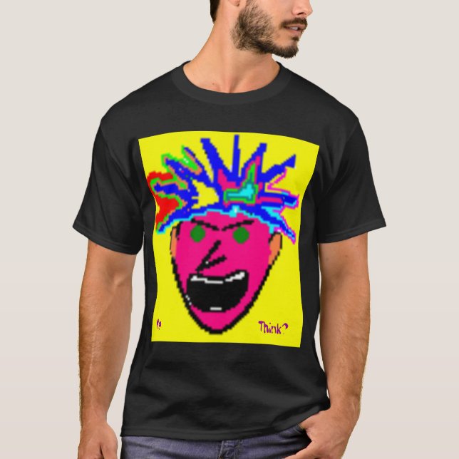 wackywallyart Ya tänka? T Shirt (Framsida)