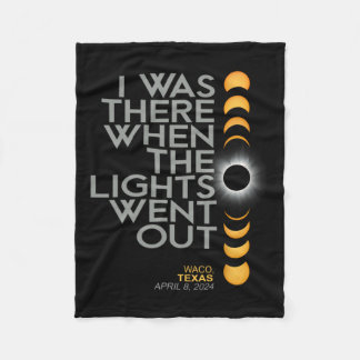 Waco 2024 Solar Eclipse 2024 040824 Eclipse Fleecefilt