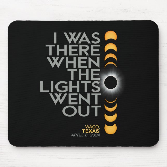 Waco 2024 Total Solar Eclipse Totality Musmatta (Framsidan)