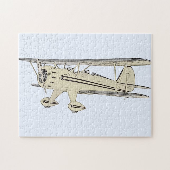 Waco Biplane Pussel (Horisontell)