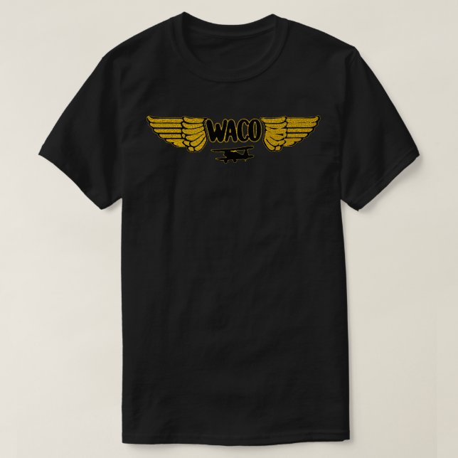 Waco Biplane T Shirt (Design framsida)