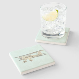 Waco Biplane Underlägg Sten