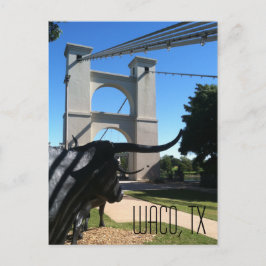 Waco Suspension Bridge Vykort