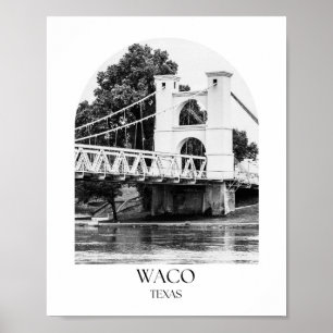 Waco Texas Arch Photo Print Poster