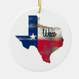 Waco Texas Julgransprydnad Keramik
