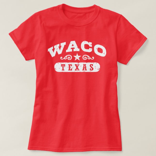 Waco Texas Tee Shirt (Design framsida)