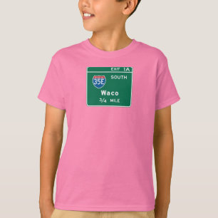 Waco TX-vägmärke Tröja