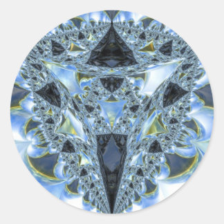 Wada Basin Fractal Runt Klistermärke