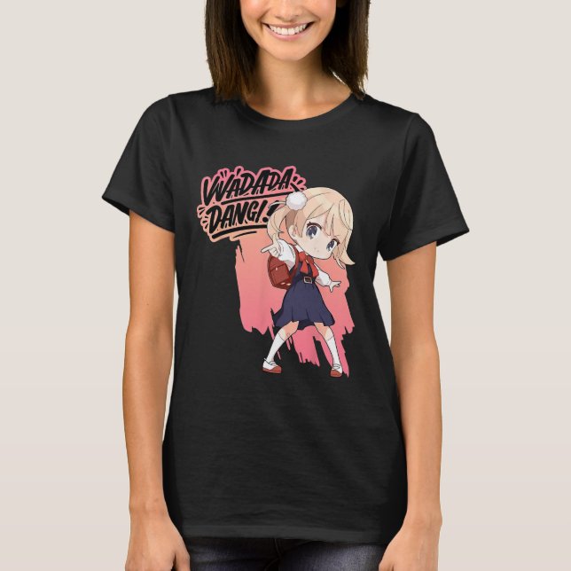 Wadada Dang Shigure Ui Loli Dance Dancing Anime Gi T Shirt (Framsida)