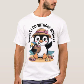 Waddle jag gör utan sommar t shirt