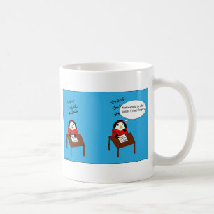 Waddles hatar math mugg
