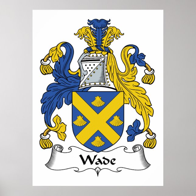 Wade Family Crest Poster (Framsidan)