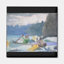 "Wade in Vatten" Magnet