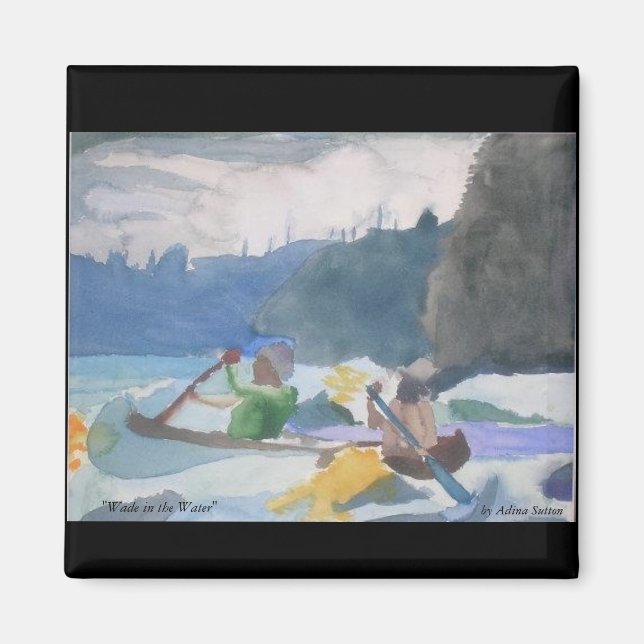 "Wade in Vatten" Magnet (Framsidan)