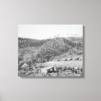 Wade och Jones Railroad Camp in Whitewood Canyon