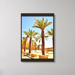 Wadi Namar Date Träd Canvastryck