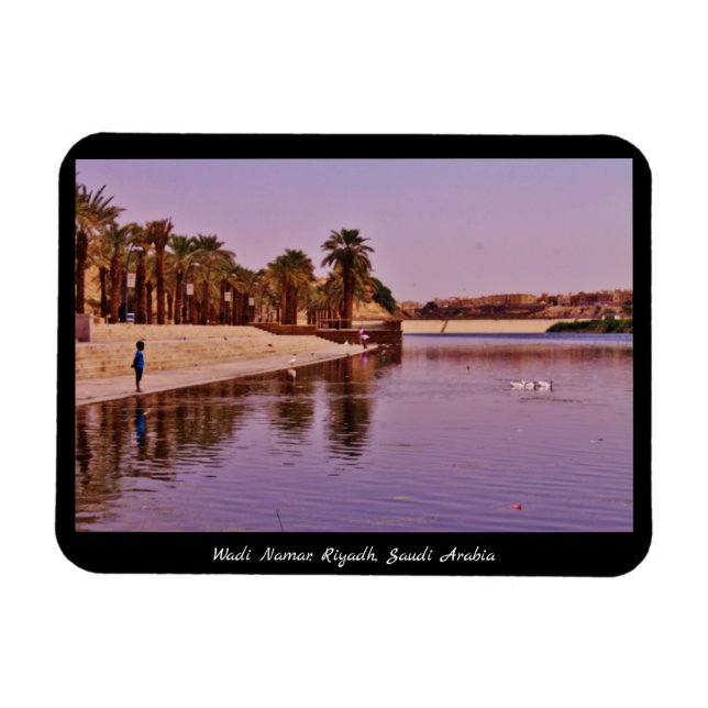 Wadi Namar, Riyadh, Saudiarabien Magnet (Horisontell)