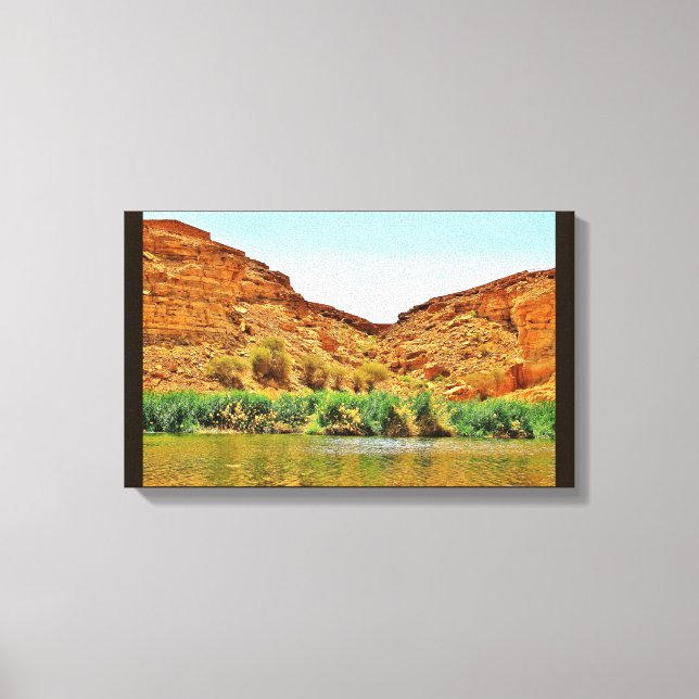 Wadi Namar Scene Canvastryck (Framsida)