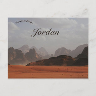 Wadi Rum Aqaba Jordan Vykort