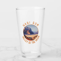 Wadi Rum Jordan Retro Distress Circle