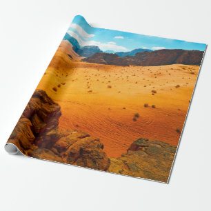 Wadi Rum-öken, Jordandesert,wadi,rum,jordan,art, Presentpapper