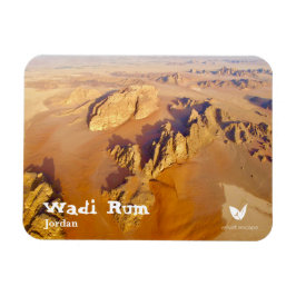 Wadi Rum-öknen i Jordan magnet av Velvet Escape