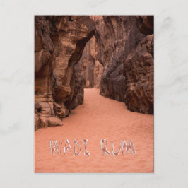Wadi Rum, Red Desert in Jordan Vykort