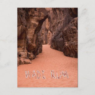Wadi Rum, Red Desert in Jordan Vykort