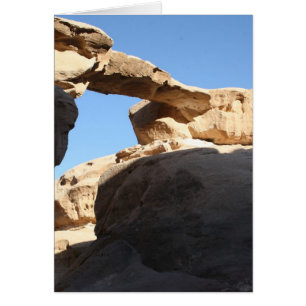 Wadi rumarch-sten hälsningskort