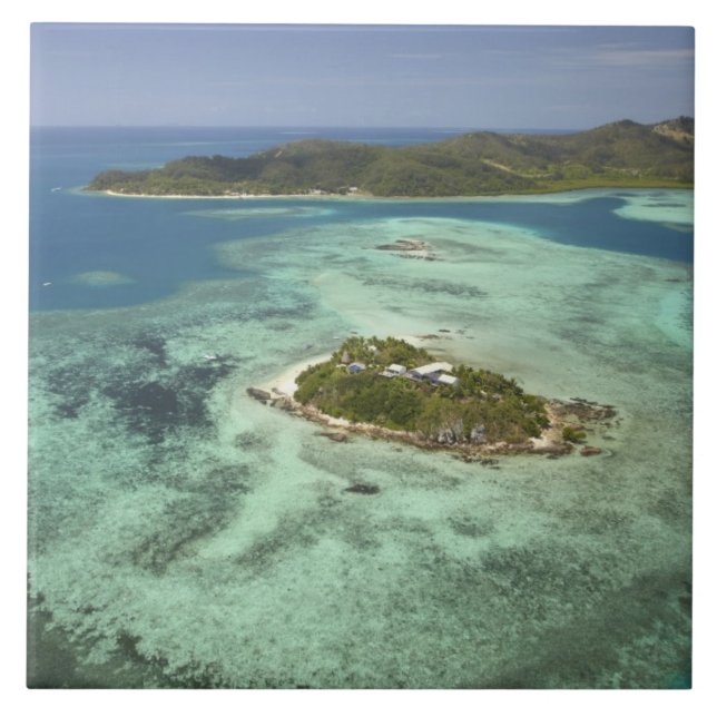 Wadigi Island, Mamanuca Islands, Fiji Kakelplatta (Framsidan)