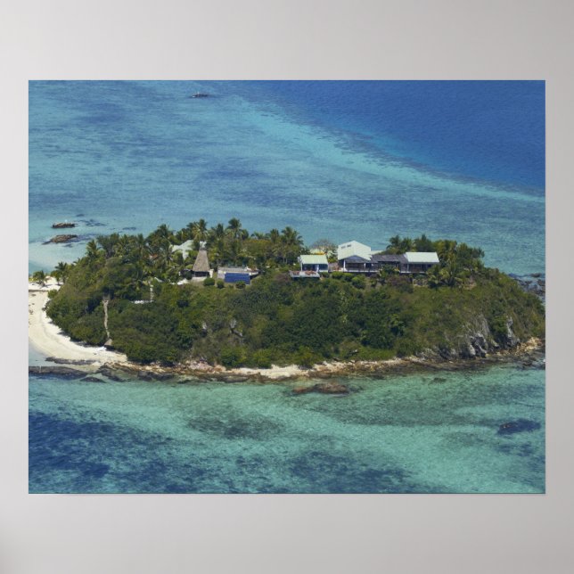 Wadigi Island, Mamanuca Islands, Fiji Poster (Framsidan)