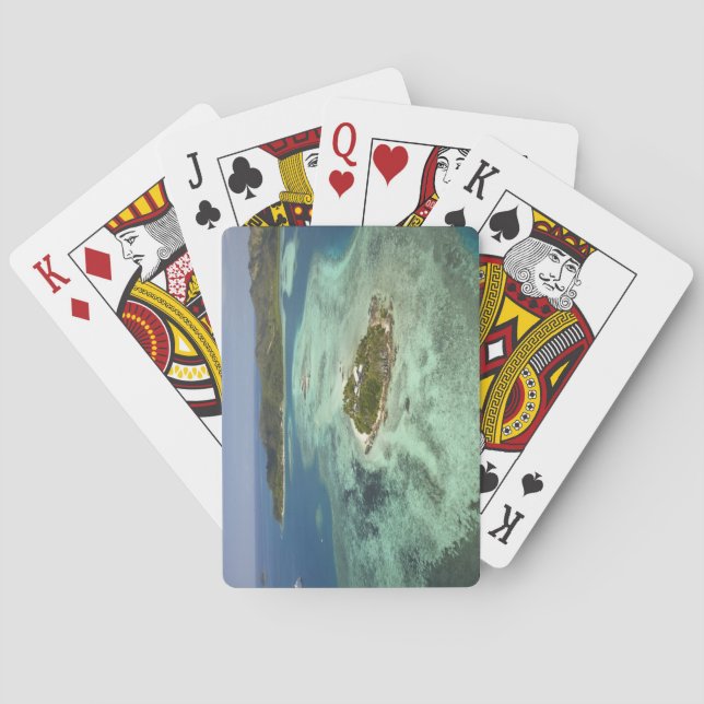 Wadigi Island, Mamanuca Islands, Fiji Spelkort (Baksidan)