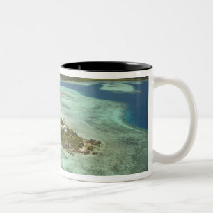Wadigi Island, Mamanucaöarna, Fiji Två-Tonad Mugg