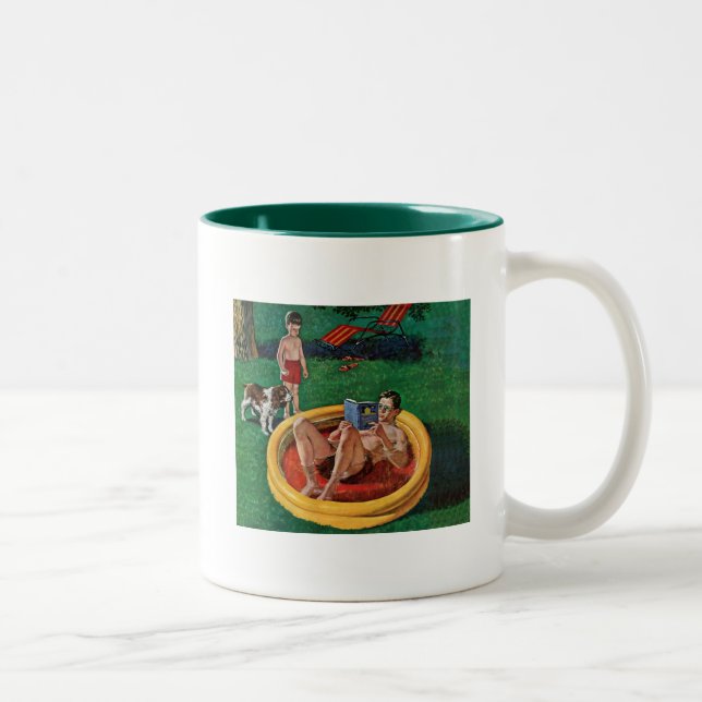 Wading Bassäng Två-Tonad Mugg (Höger)