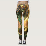 Wadjet – Ägyptische Schlangengöttin´6 Leggings<br><div class="desc">Wadjet ist eine Kobra-Göttin aus der ägyptischen Mythologie und Schutzgöttin der Pharaonen sowie von Unterägypten. Sie steht für Schutz,  Macht und königliche Autorität.</div>