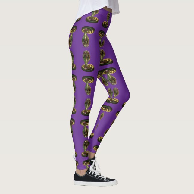 Wadjet – Ägyptische Schlangengöttin´6 Leggings (Höger)