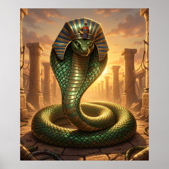 Wadjet – Ägyptische Schlangengöttin´6 Poster (Framsidan)