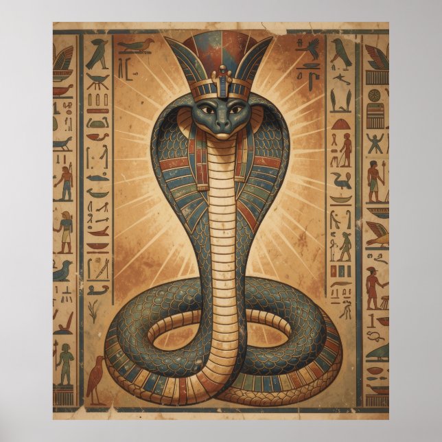 Wadjet – Ägyptische Schlangengöttin´7 Poster (Framsidan)