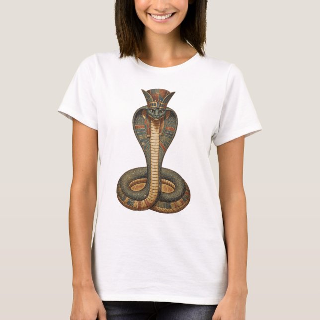 Wadjet – Ägyptische Schlangengöttin´7 T Shirt (Framsida)